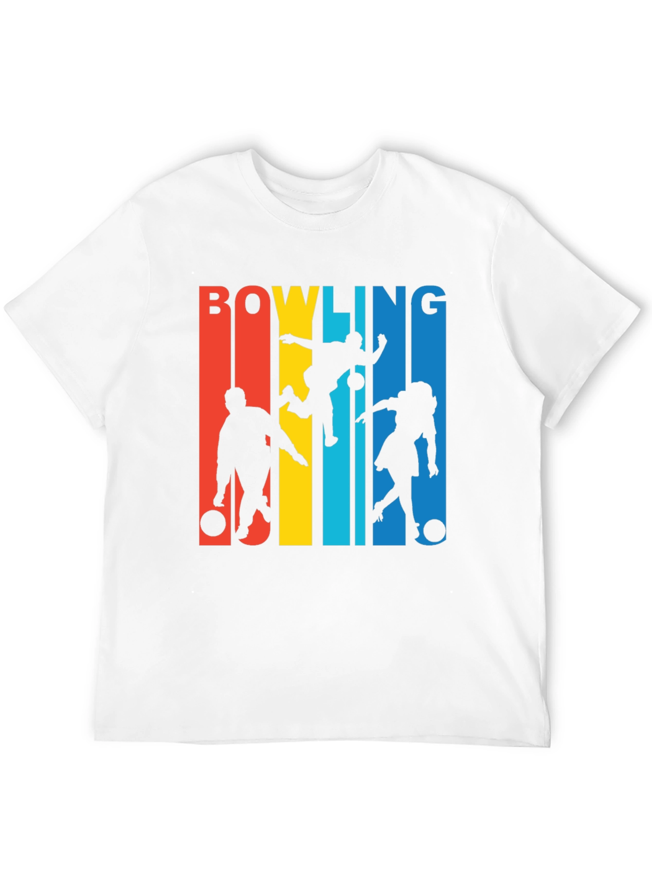 Retro Bowling T-Shirt - Strike Design