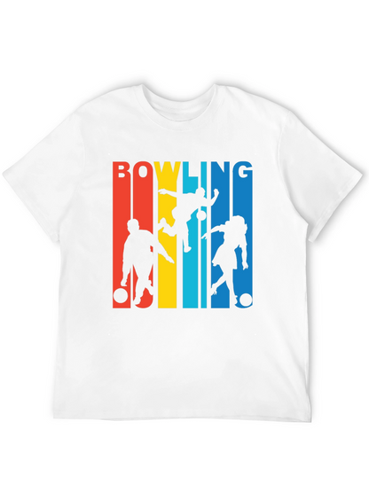 Retro Bowling T-Shirt - Strike Design