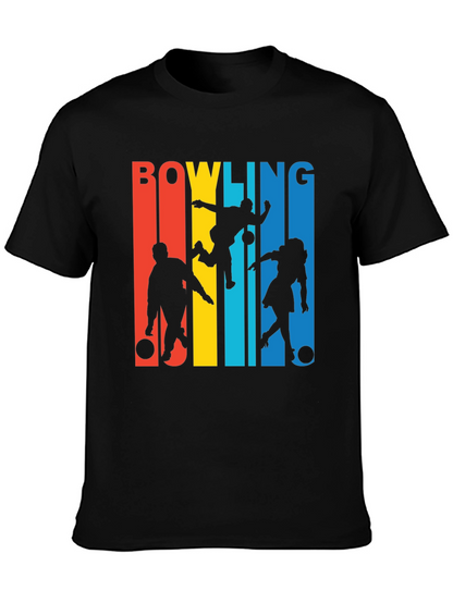 Retro Bowling T-Shirt - Strike Design