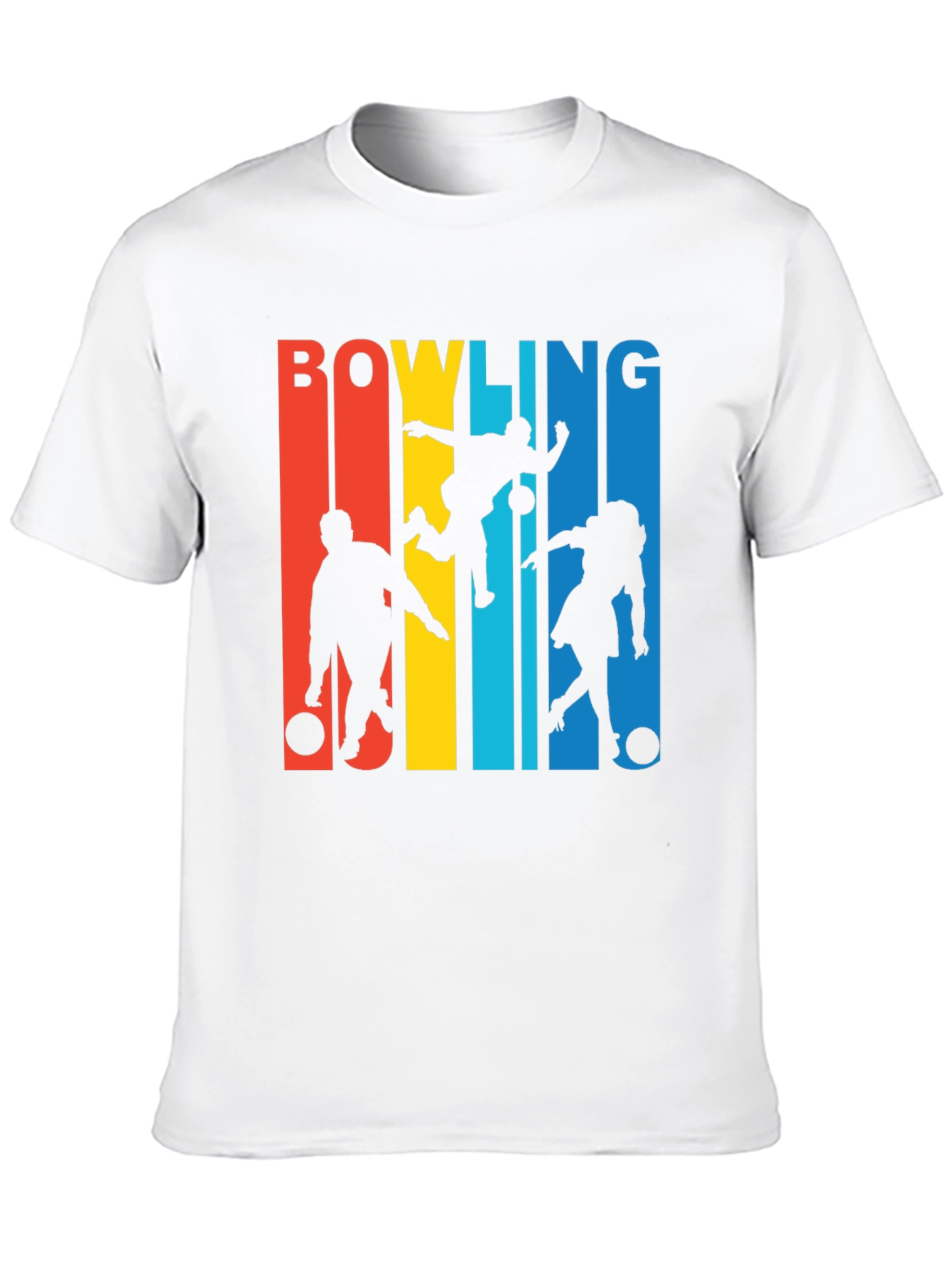 Retro Bowling T-Shirt - Strike Design