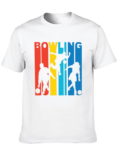 Retro Bowling T-Shirt - Strike Design