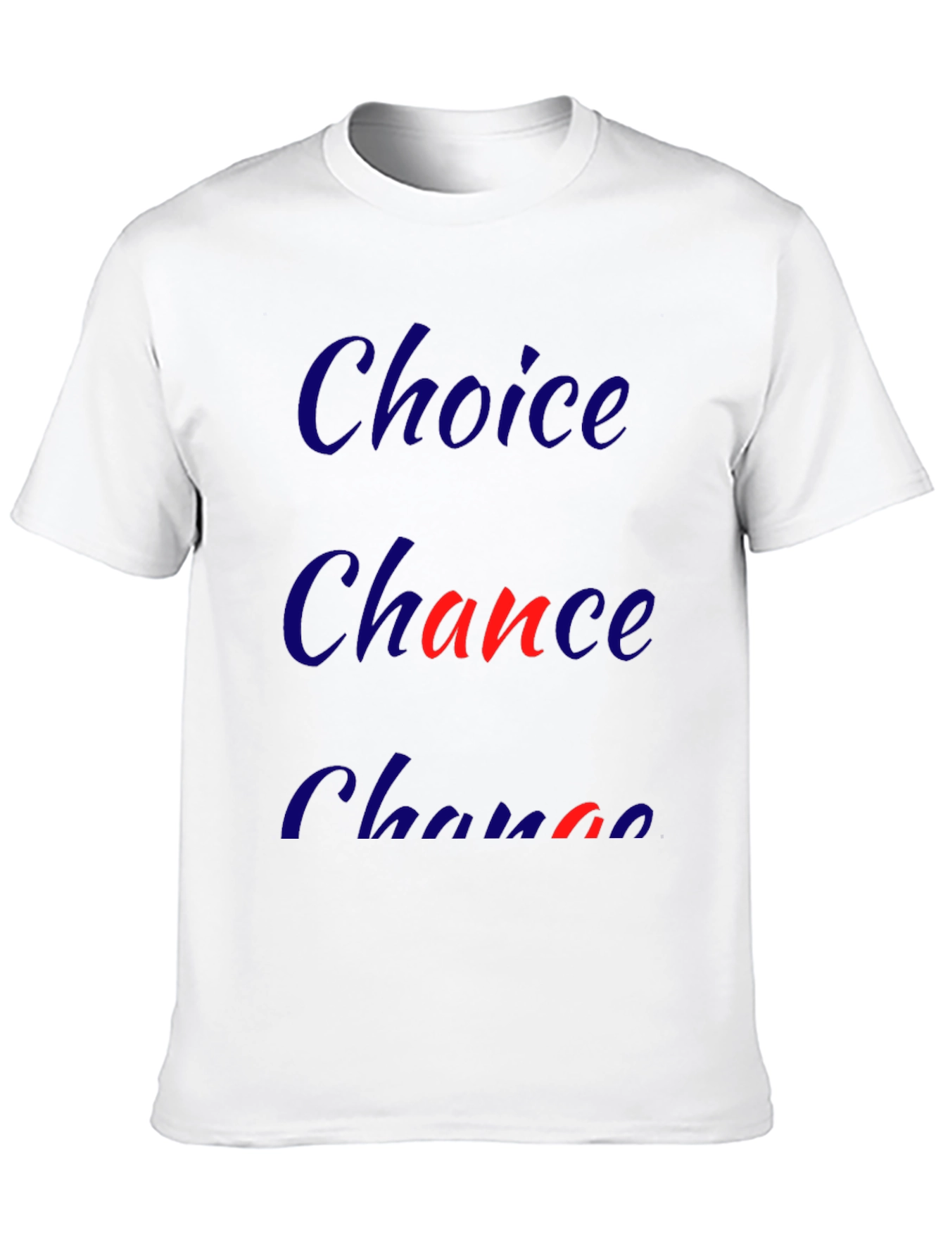 Choice Chance Change Graphic Tee - Mens Black T-Shirt