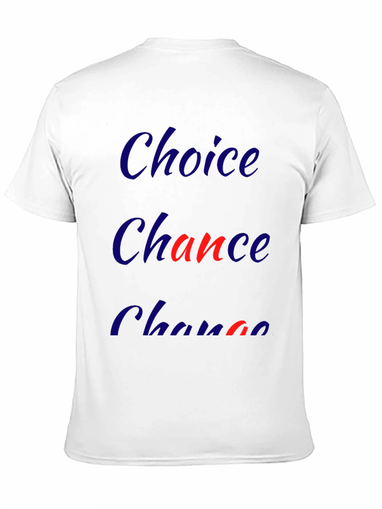 Choice Chance Change Graphic Tee - Mens Black T-Shirt