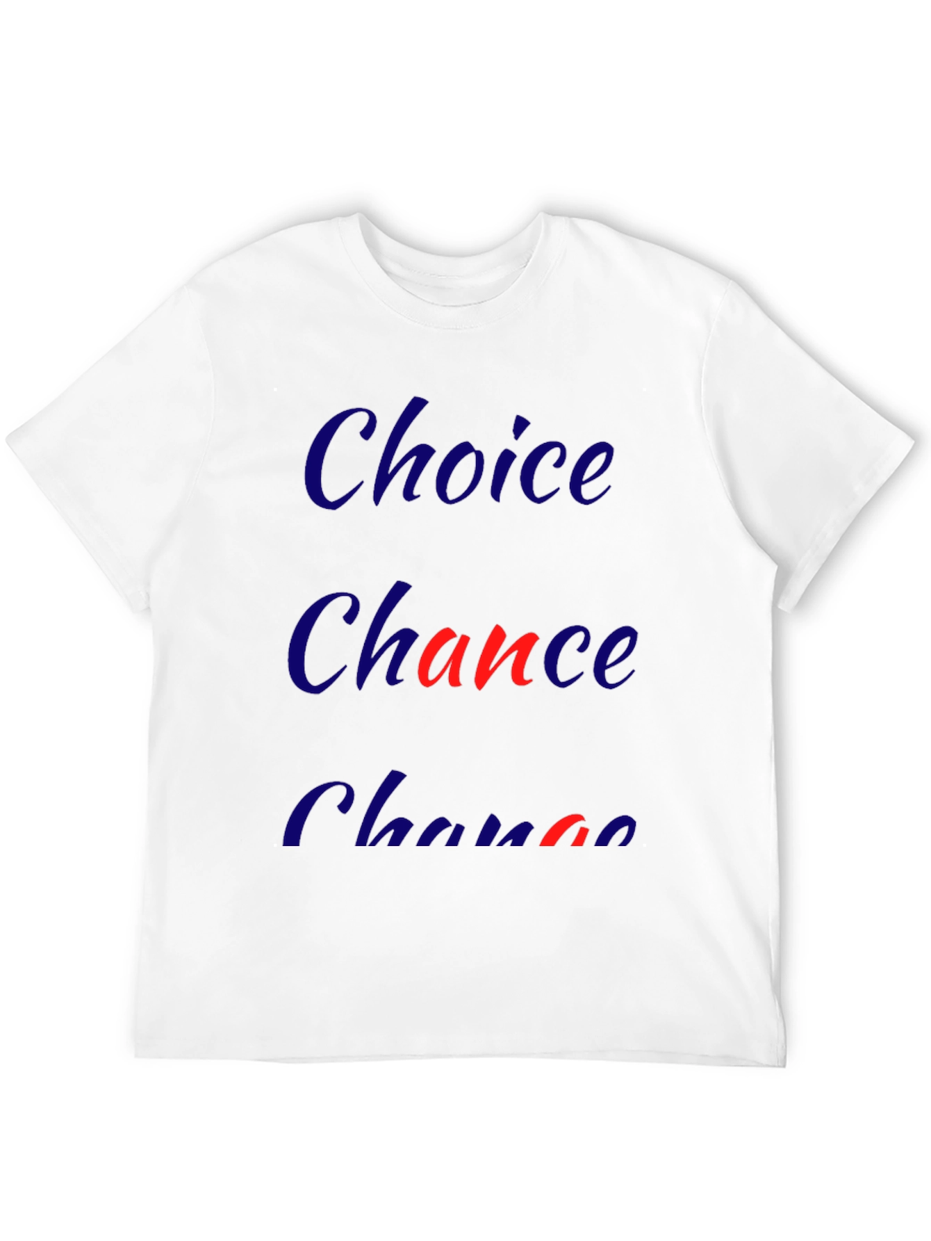 Choice Chance Change Graphic Tee - Mens Black T-Shirt