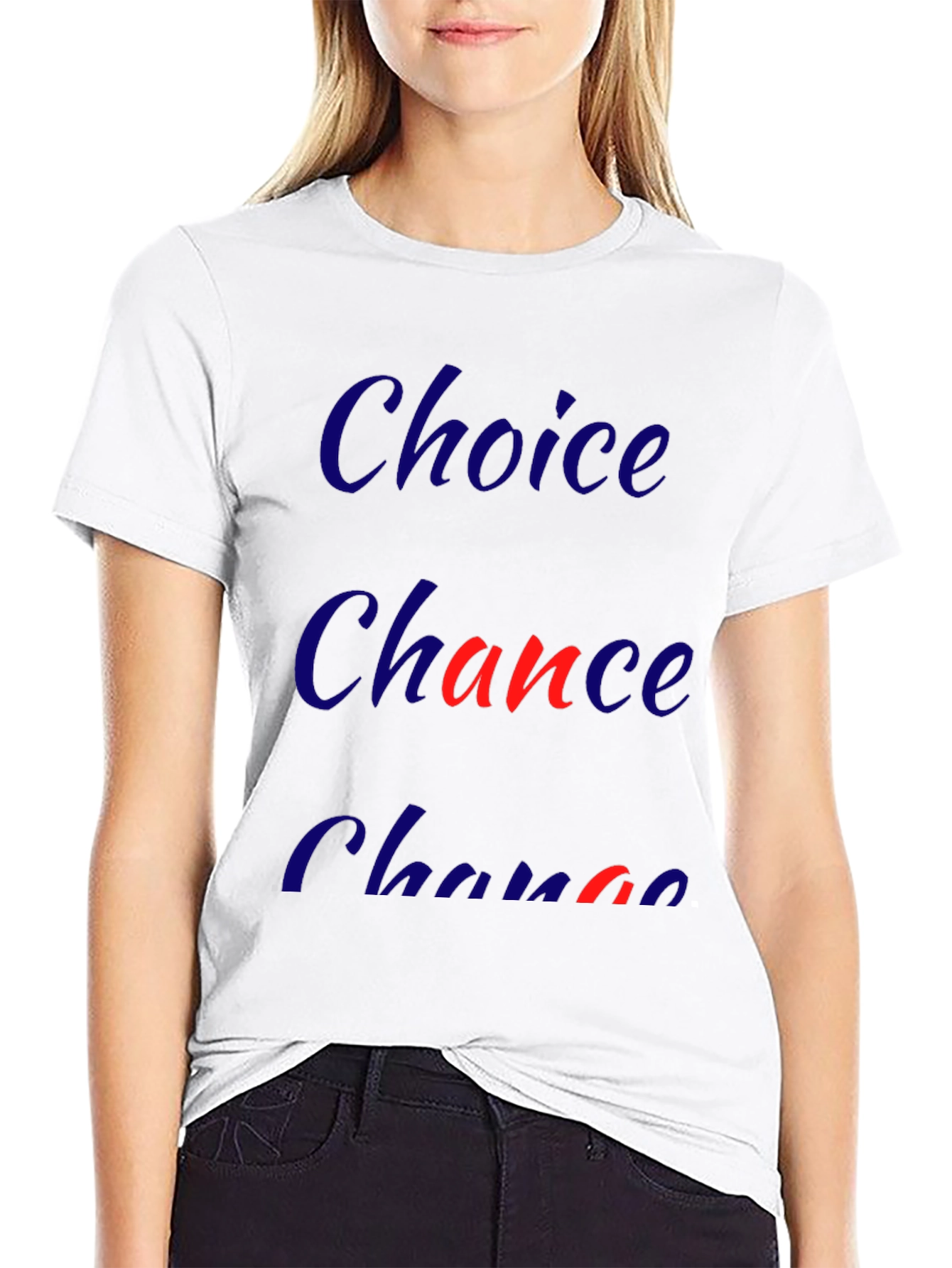Choice Chance Change Graphic Tee - Mens Black T-Shirt