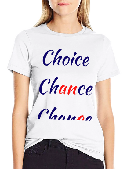 Choice Chance Change Graphic Tee - Mens Black T-Shirt