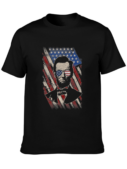 Patriotic Lincoln Flag T-Shirt