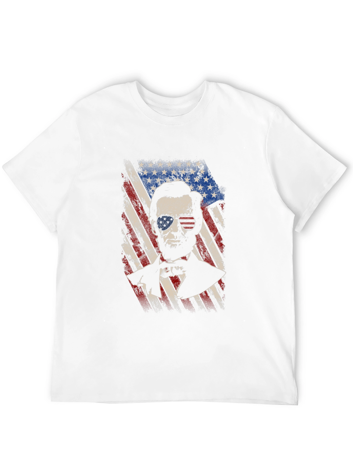 Patriotic Lincoln Flag T-Shirt