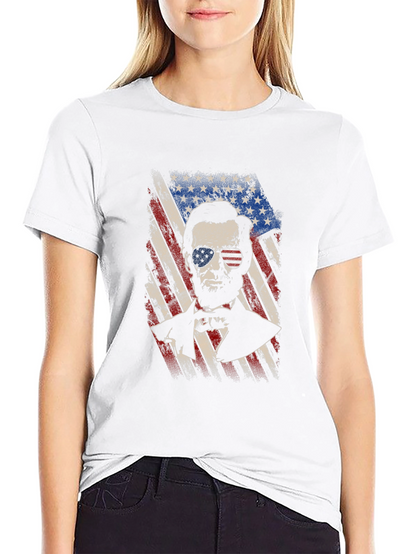 Patriotic Lincoln Flag T-Shirt