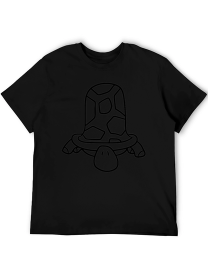Turtle Graphic Black T-Shirt