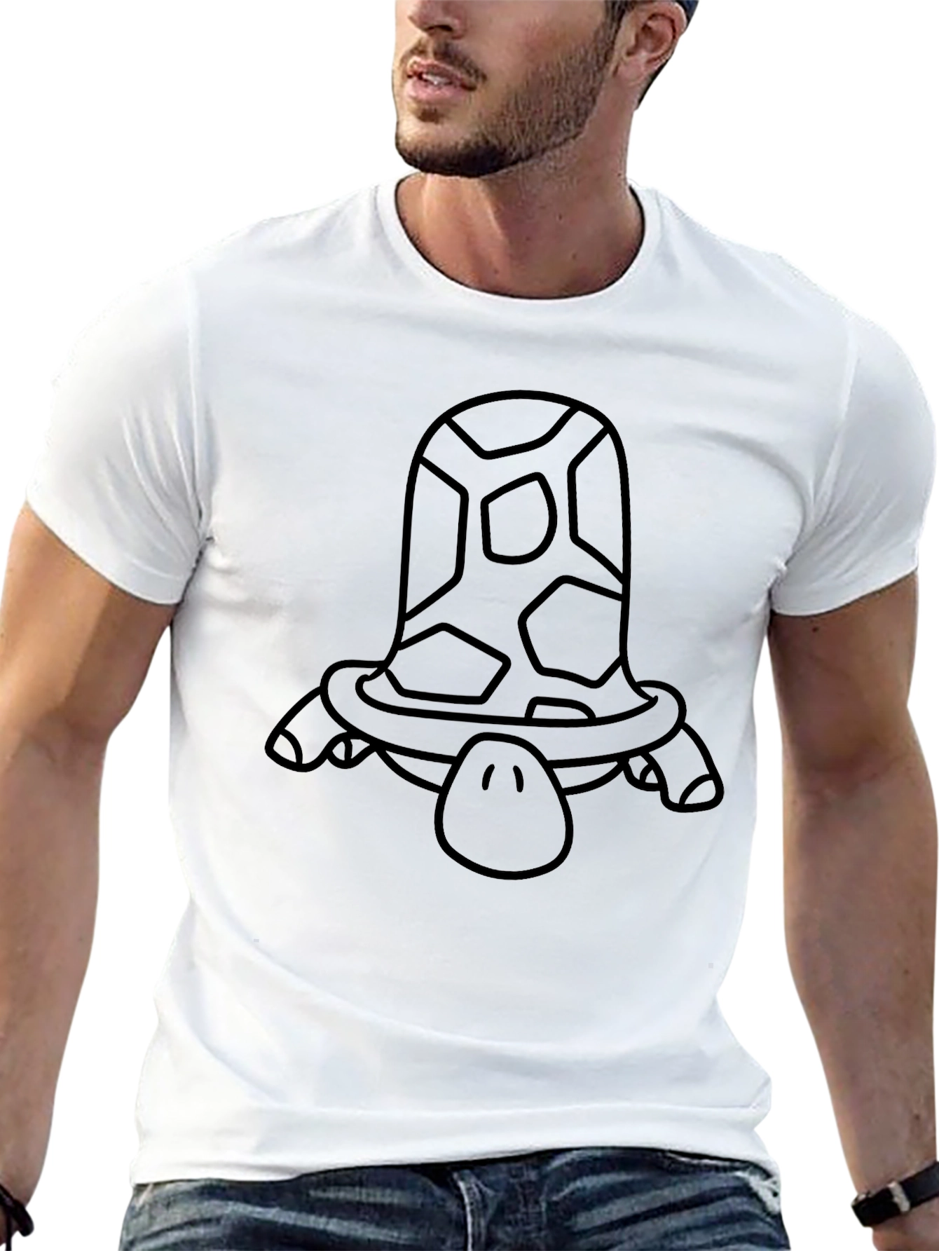 Turtle Graphic Black T-Shirt