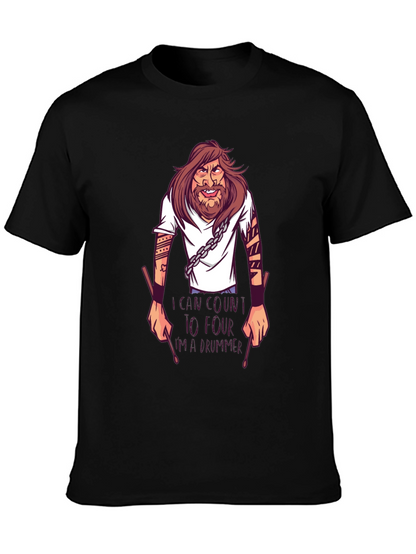 Drummer T-Shirt: Cant Count to Four!