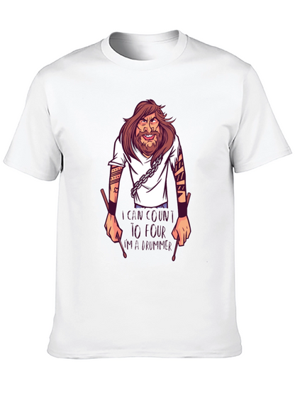 Drummer T-Shirt: Cant Count to Four!