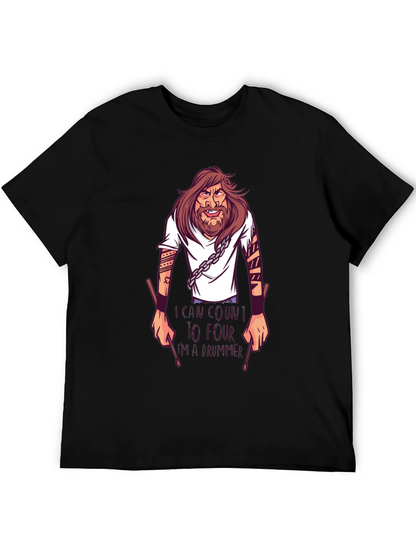 Drummer T-Shirt: Cant Count to Four!