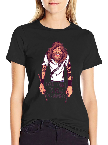 Drummer T-Shirt: Cant Count to Four!
