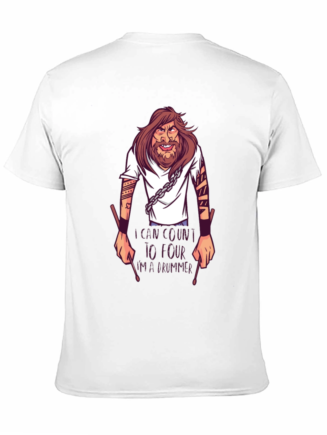 Drummer T-Shirt: Cant Count to Four!