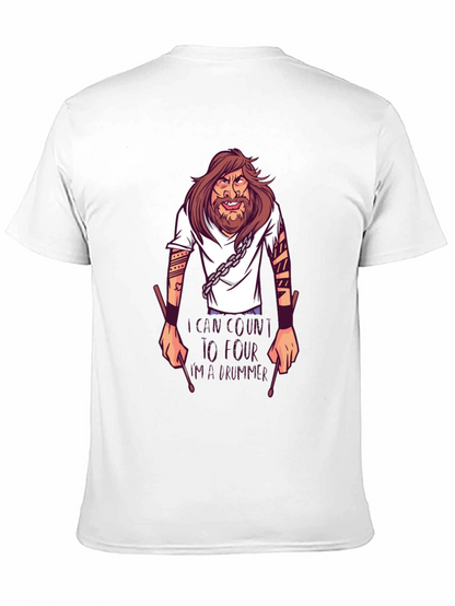 Drummer T-Shirt: Cant Count to Four!