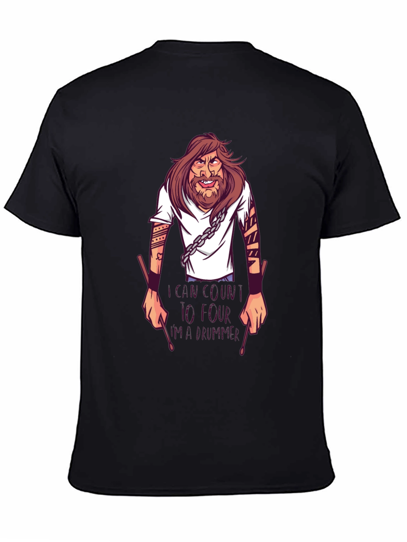 Drummer T-Shirt: Cant Count to Four!