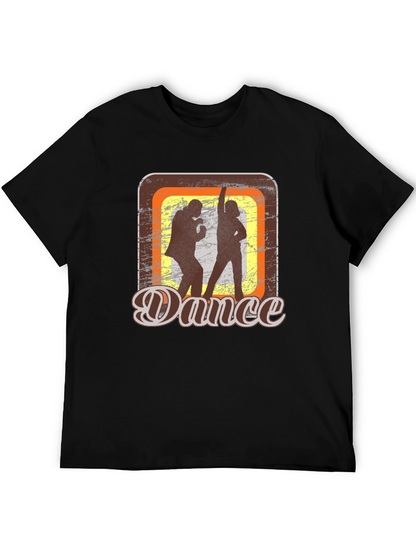 Retro Dance Graphic T-Shirt - Groovy Style