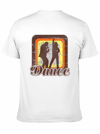 Retro Dance Graphic T-Shirt - Groovy Style