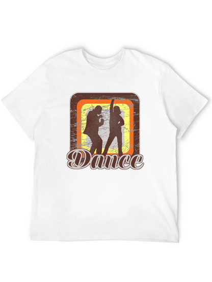 Retro Dance Graphic T-Shirt - Groovy Style