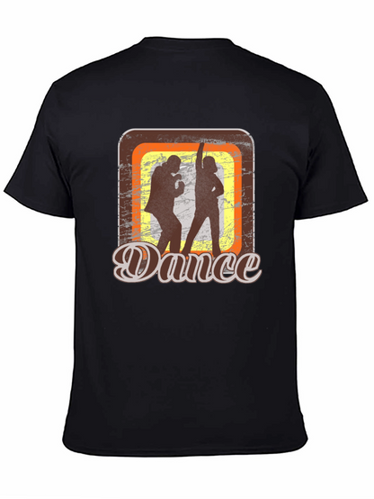 Retro Dance Graphic T-Shirt - Groovy Style