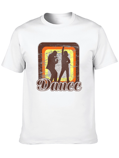 Retro Dance Graphic T-Shirt - Groovy Style