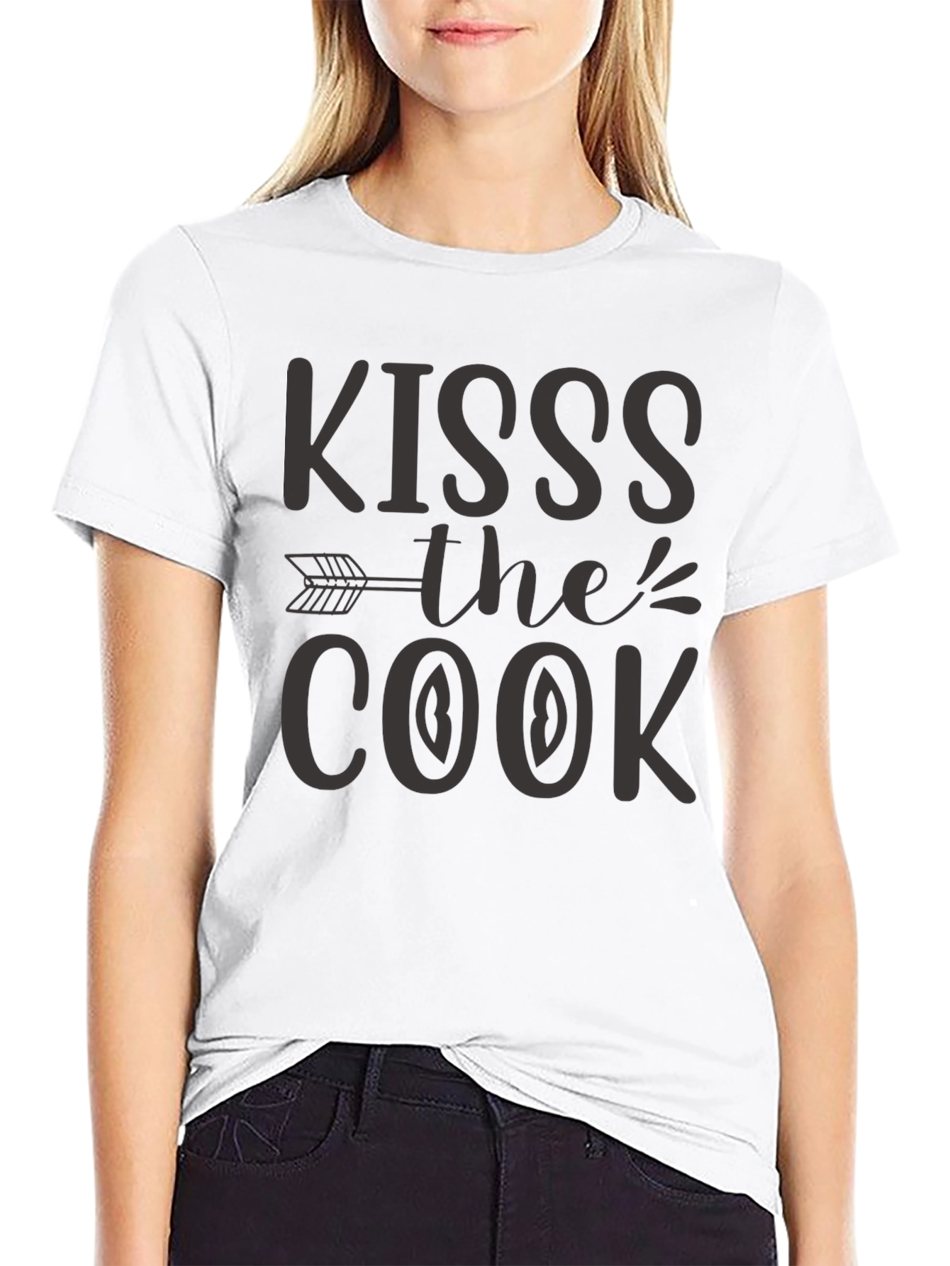 Kiss the Cook Novelty Graphic Tee