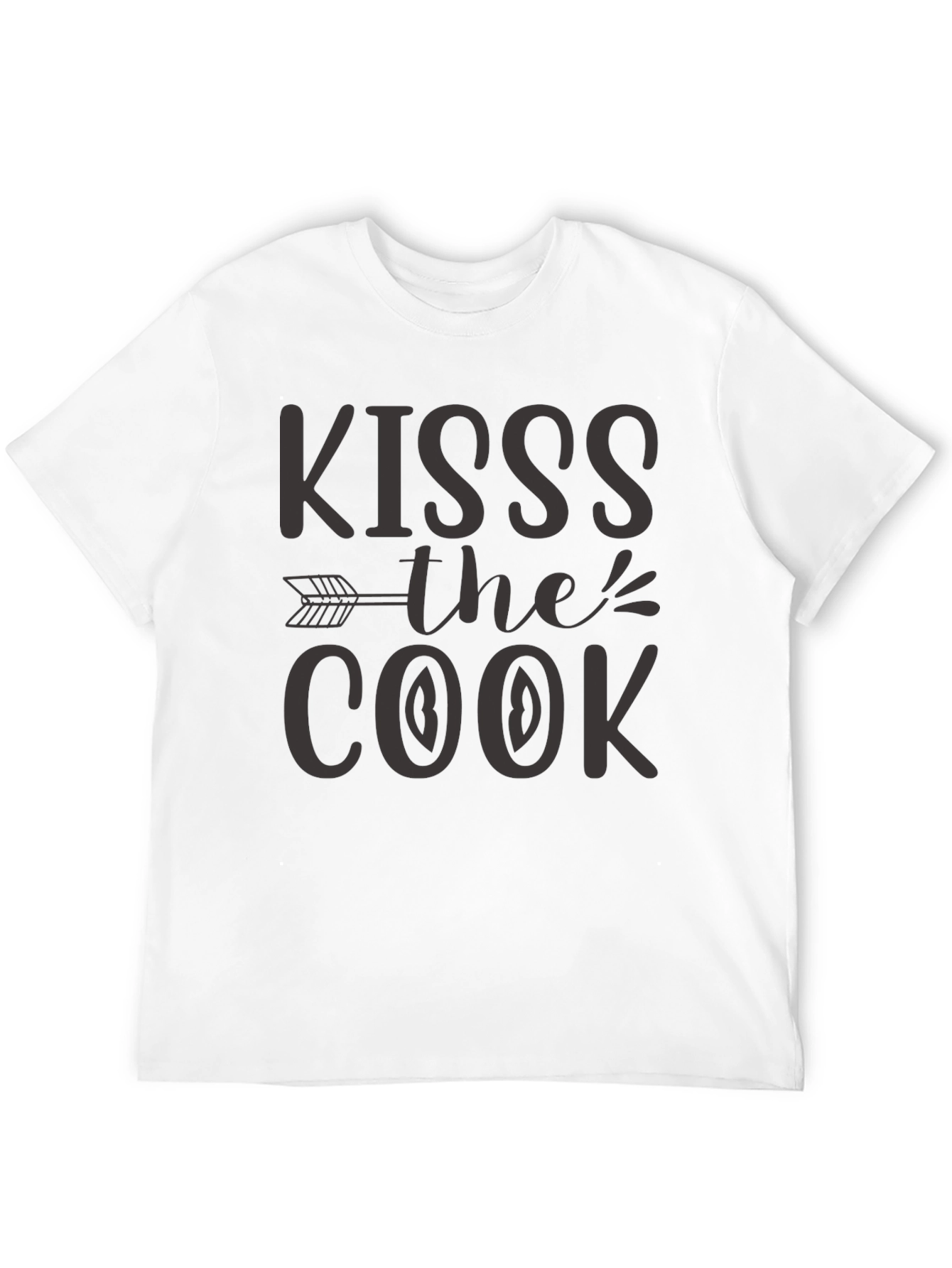 Kiss the Cook Novelty Graphic Tee