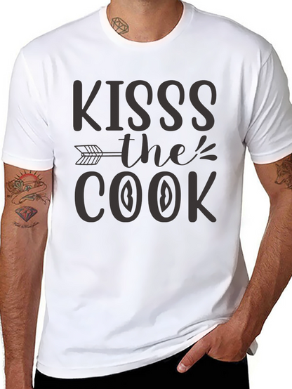 Kiss the Cook Novelty Graphic Tee