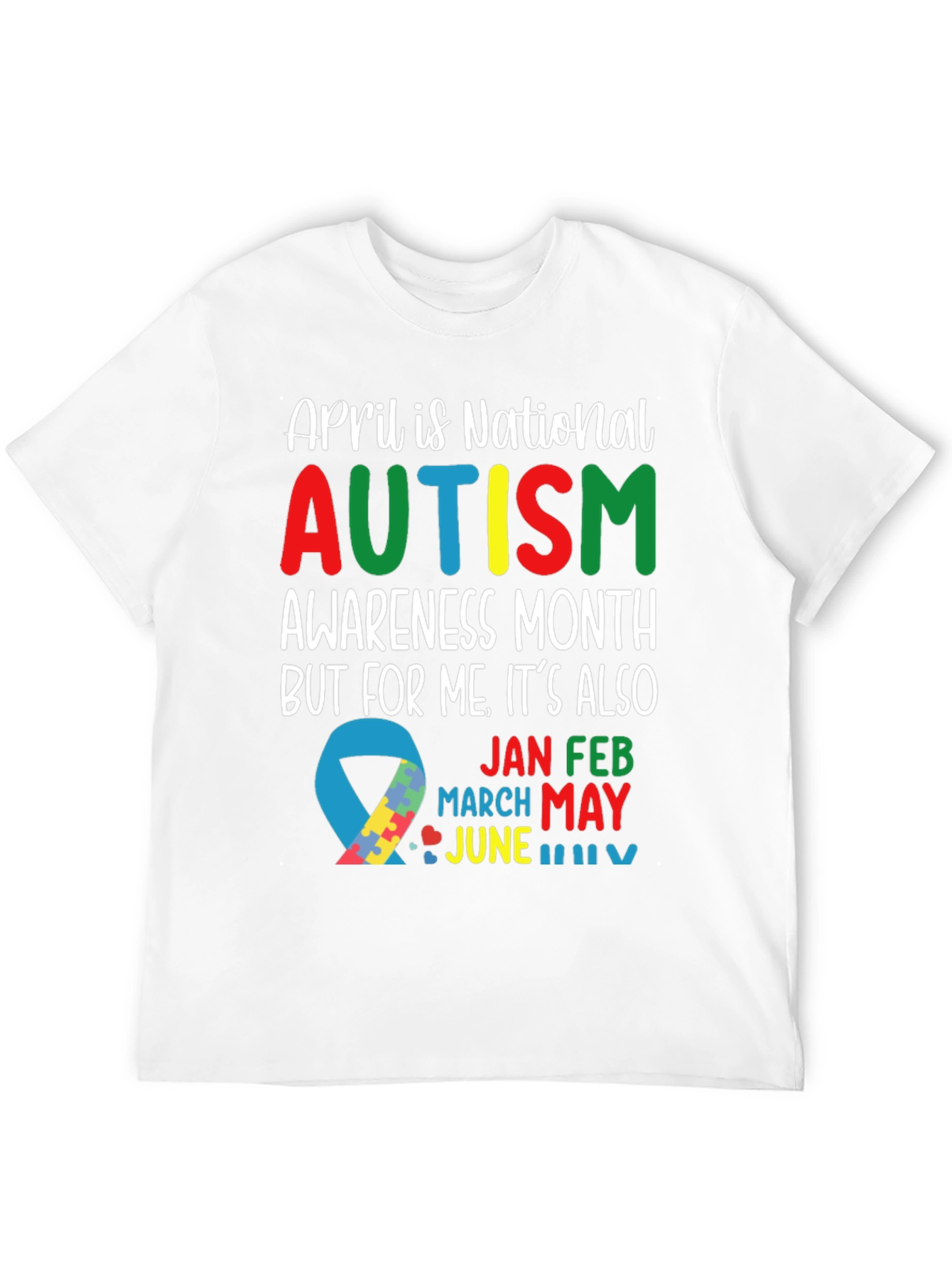 Autism Awareness Month Graphic T-Shirt