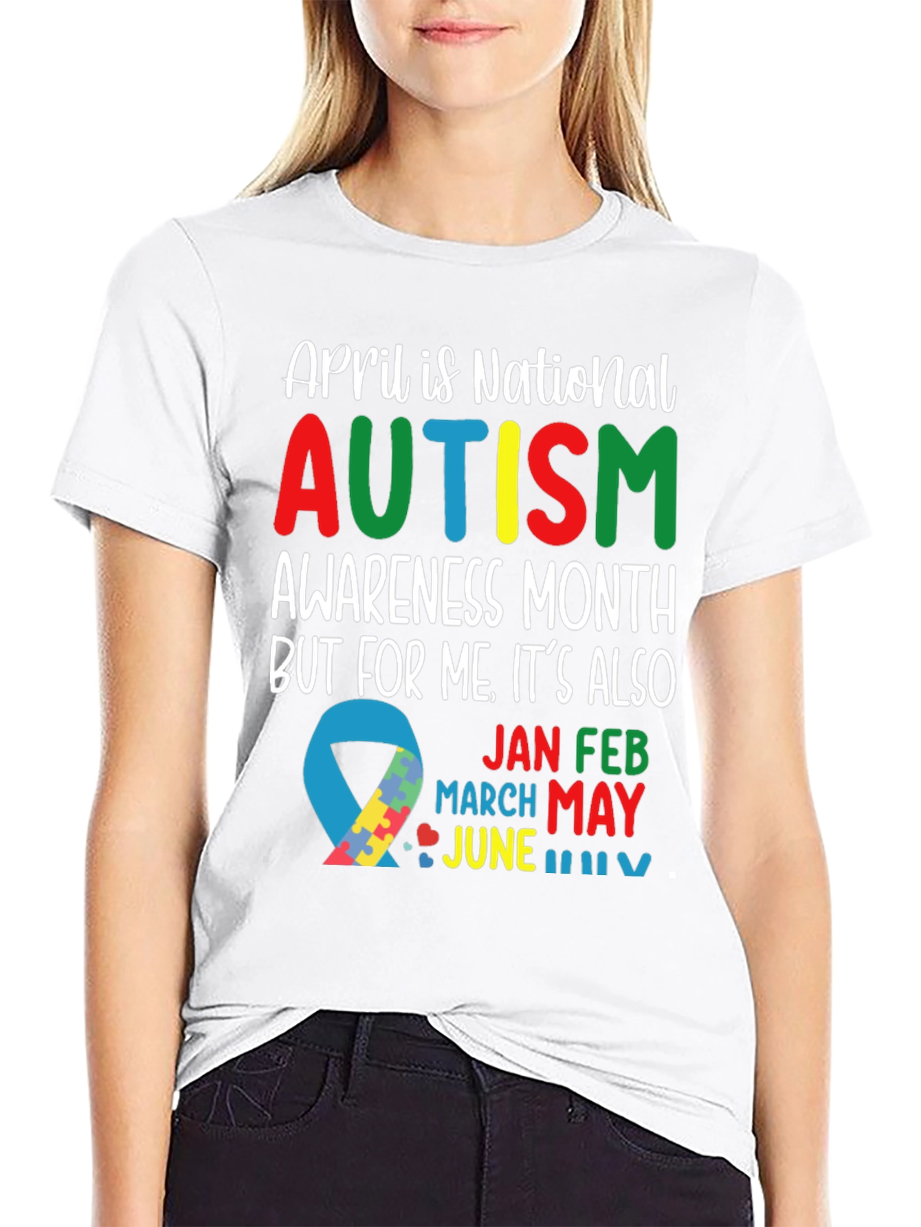 Autism Awareness Month Graphic T-Shirt