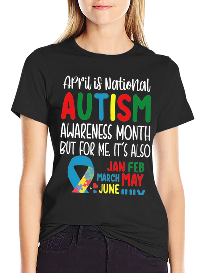 Autism Awareness Month Graphic T-Shirt