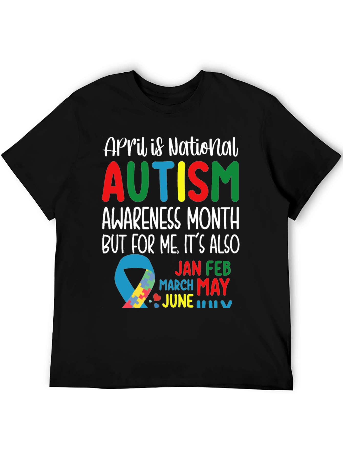 Autism Awareness Month Graphic T-Shirt