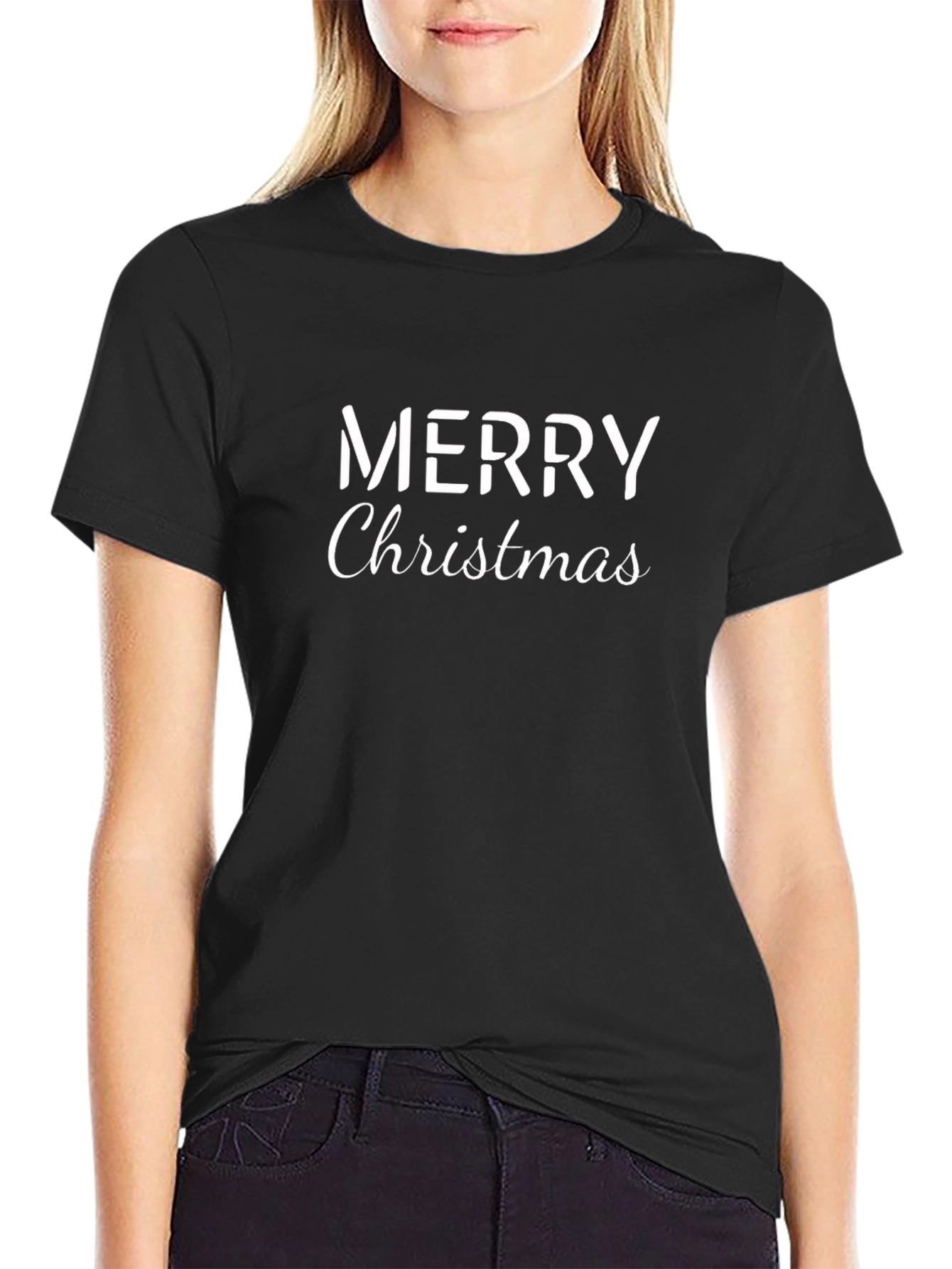 Merry Christmas Graphic T-Shirt - Holiday Season Apparel