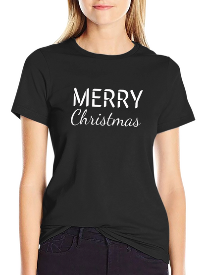Merry Christmas Graphic T-Shirt - Holiday Season Apparel