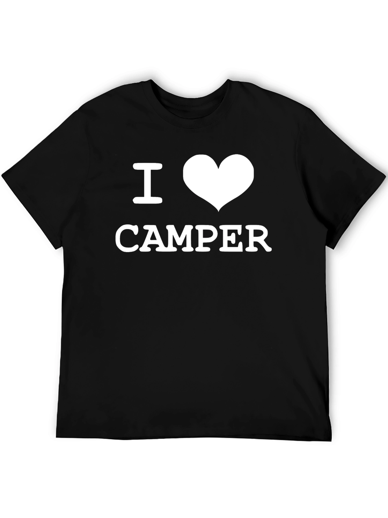 I Love Camper Black T-Shirt