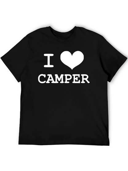 I Love Camper Black T-Shirt