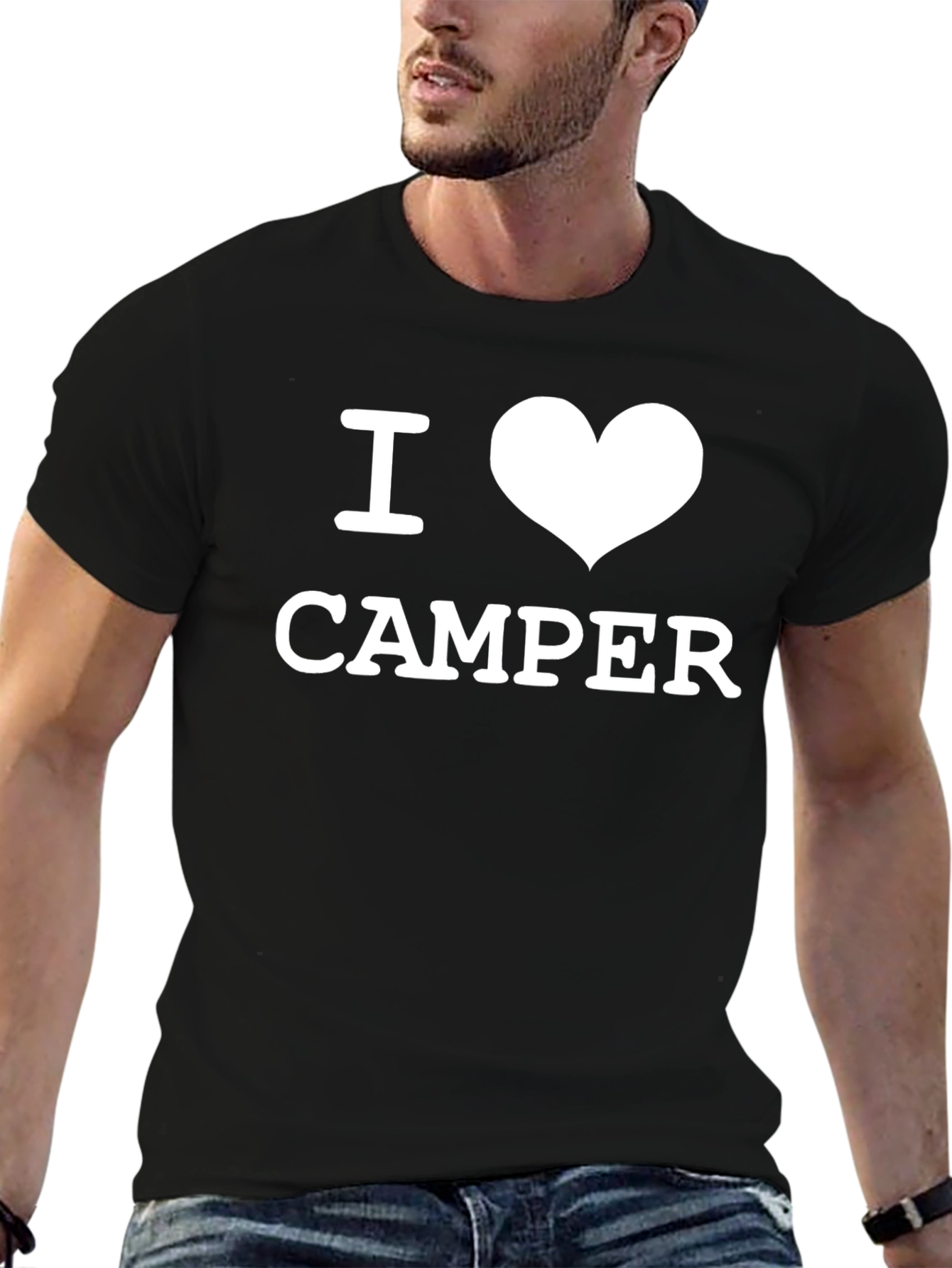 I Love Camper Black T-Shirt