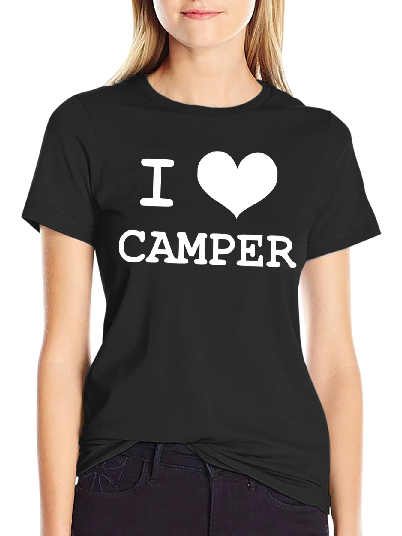 I Love Camper Black T-Shirt