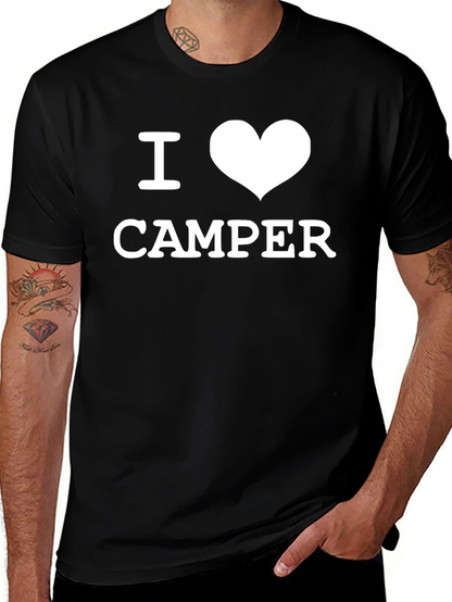 I Love Camper Black T-Shirt