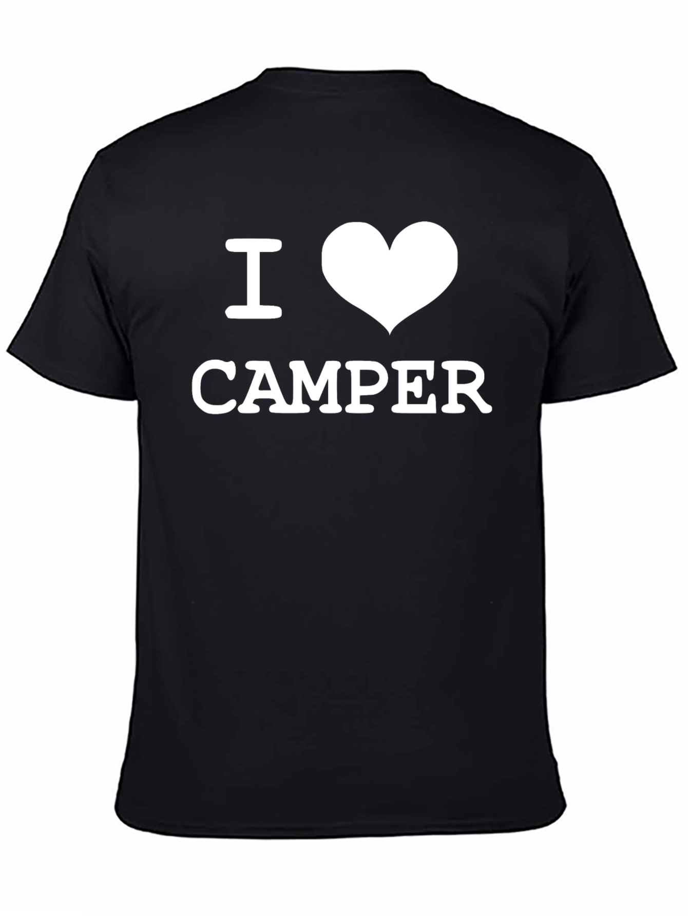I Love Camper Black T-Shirt
