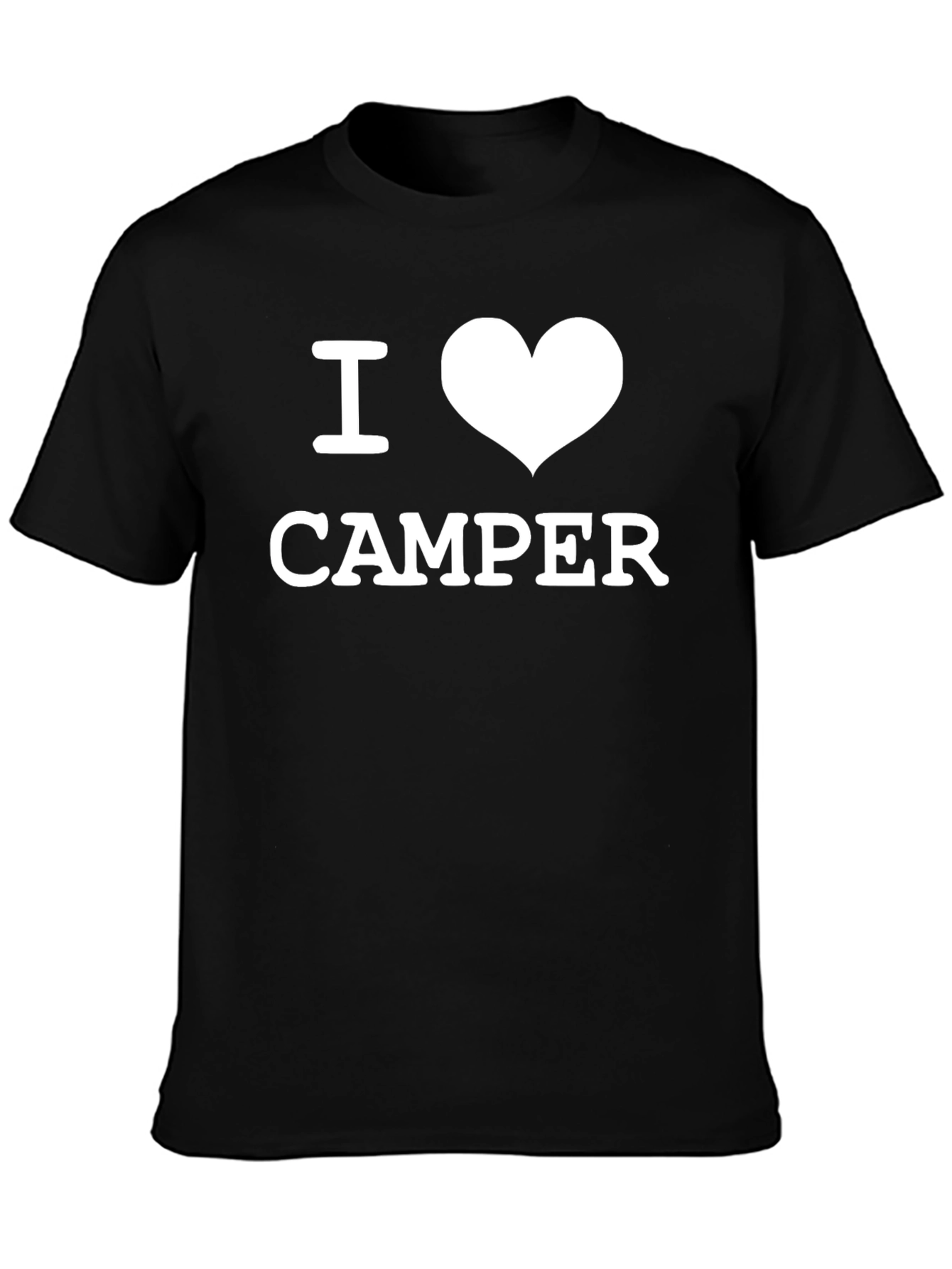 I Love Camper Black T-Shirt