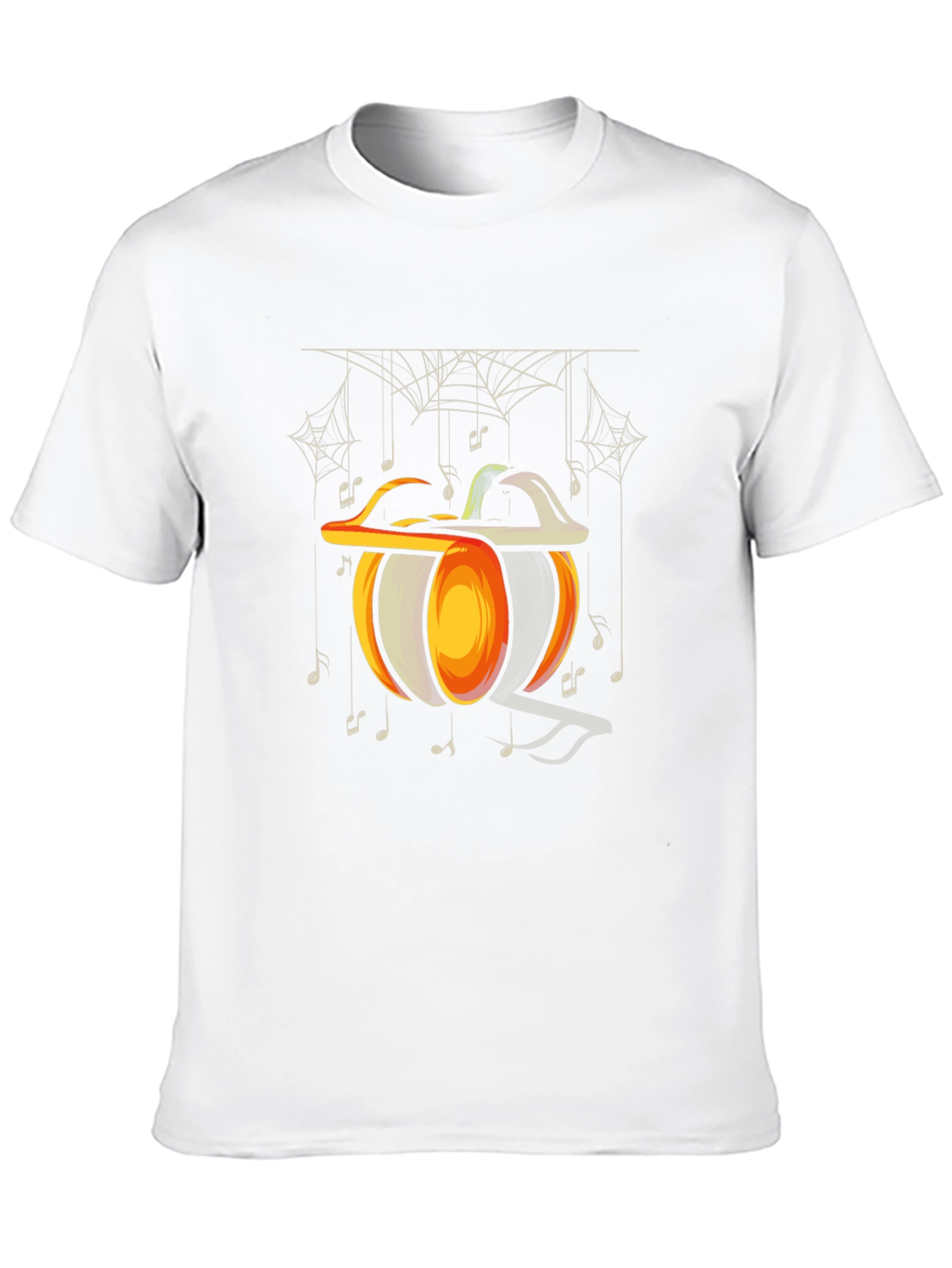 Halloween Pumpkin Music Note T-Shirt