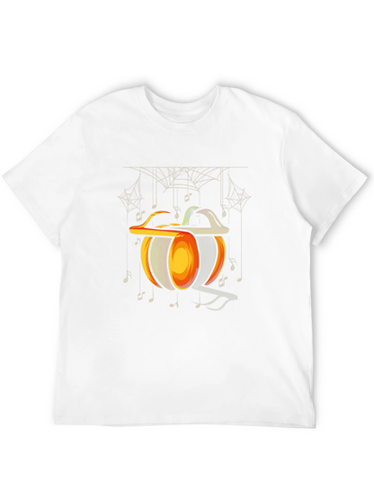 Halloween Pumpkin Music Note T-Shirt