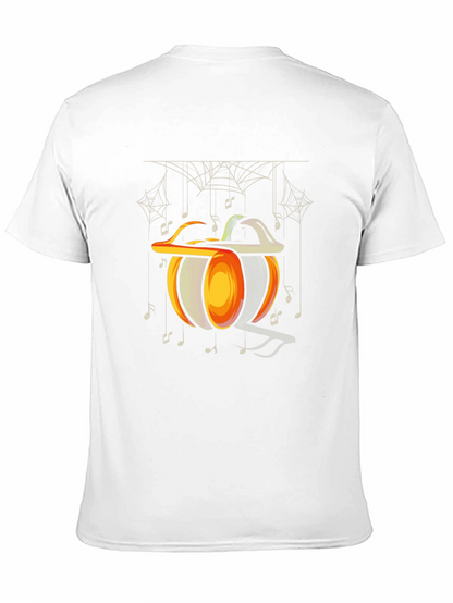 Halloween Pumpkin Music Note T-Shirt