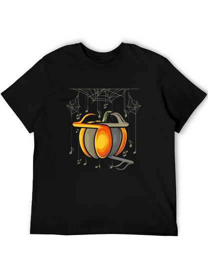 Halloween Pumpkin Music Note T-Shirt
