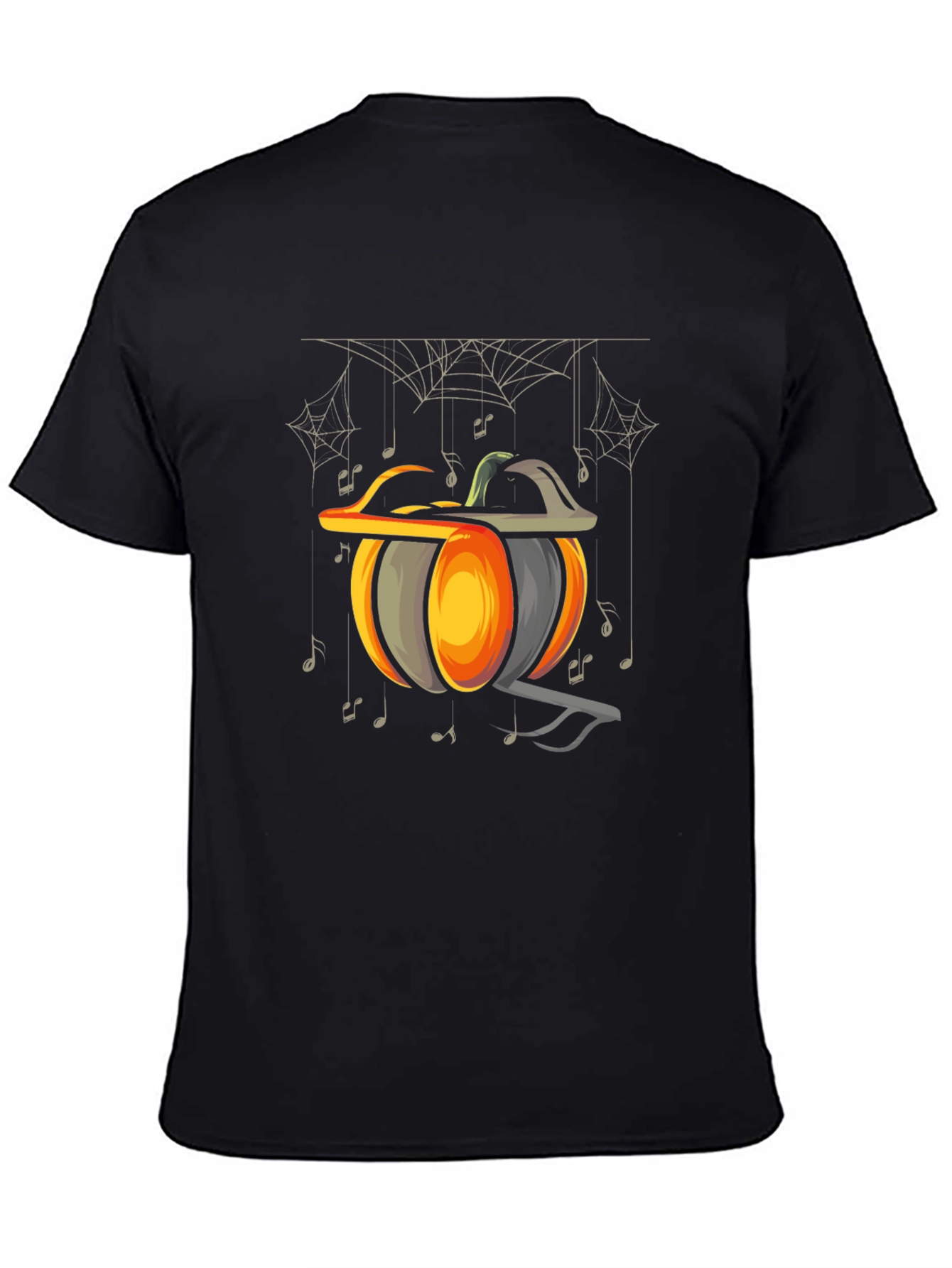 Halloween Pumpkin Music Note T-Shirt