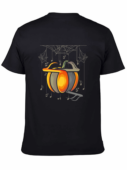 Halloween Pumpkin Music Note T-Shirt