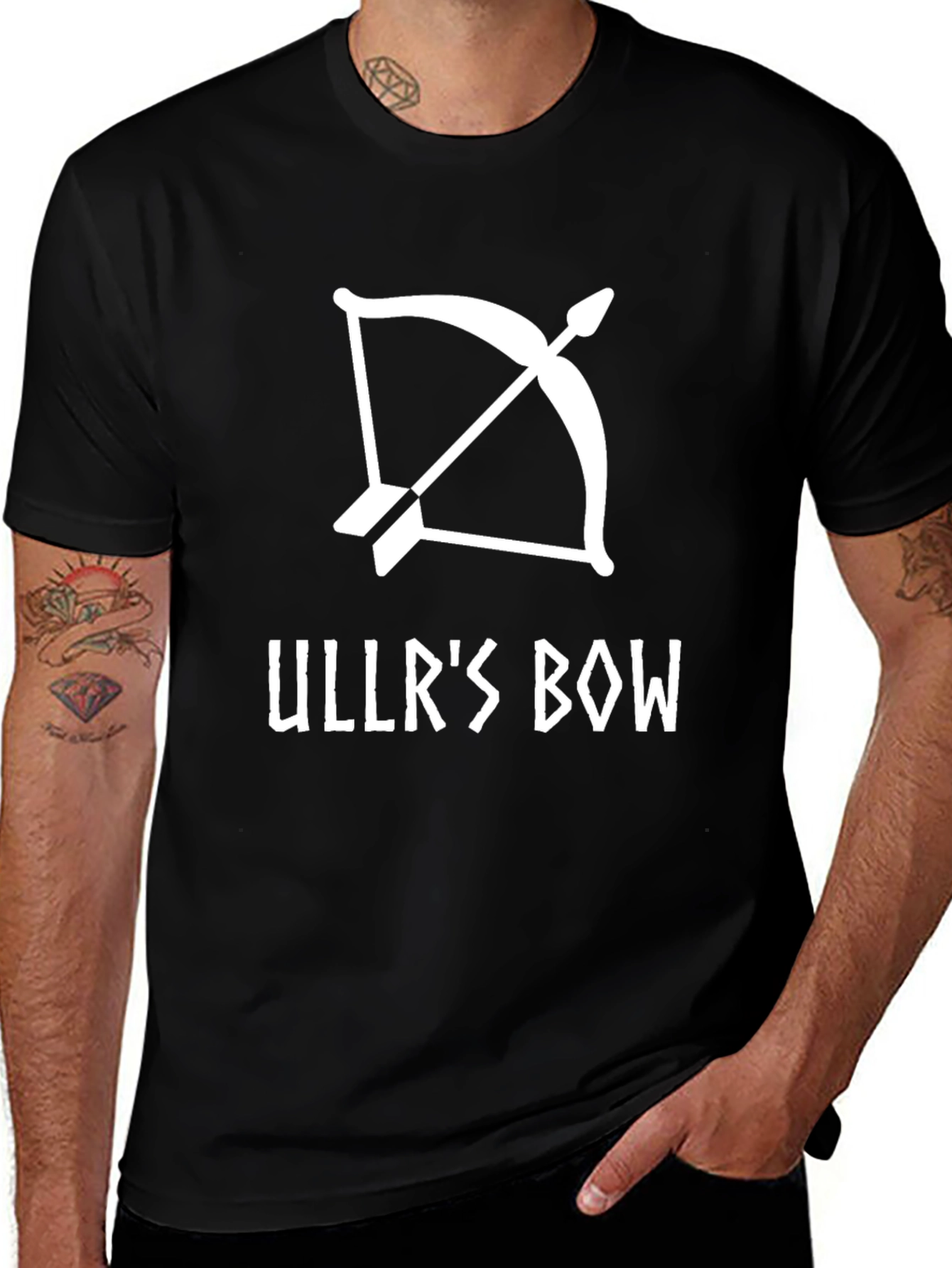 Ullrs Bow Graphic T-Shirt - Black